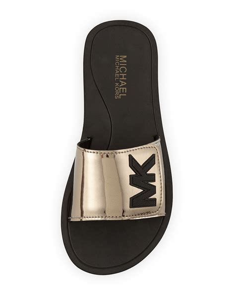 michael kors shoes slippers|michael kors slides women's.